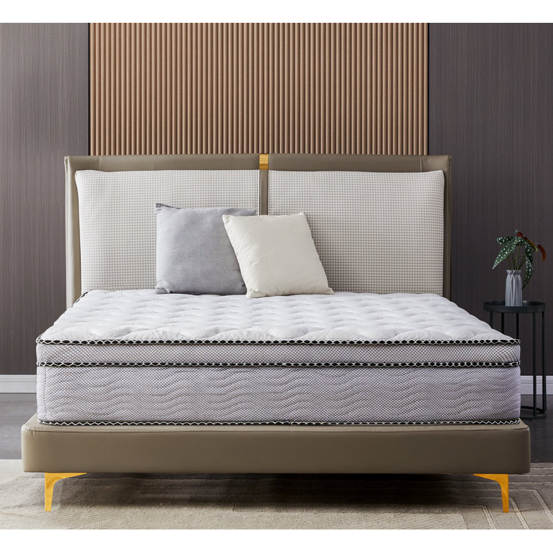Matelas hybride à plateau-coussin de 12 po Restologie Wave, Double