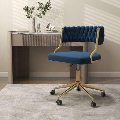 Pia Ricco Velvet Task Chair