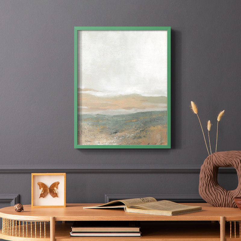 Earthy Textures, reproduction encadrée - bois massif, H 20 po x l 16 po, Blanc