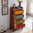 Rustic Hand-Painted Four-Drawer Accent Chest