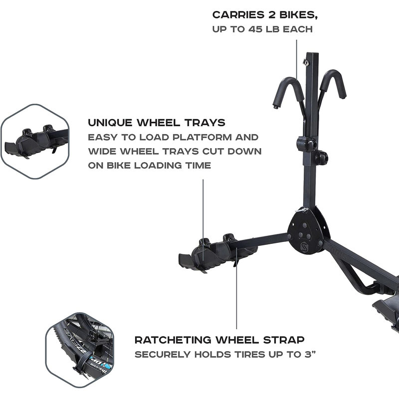 Aluminum Surface Mounted Bike Rack