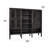 Reclaimed Wood Cabinet with Glass Doors-496940627