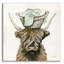 Art mural en verre Highland Cow Laundry Basket "par Yvette St. Amant-98272915