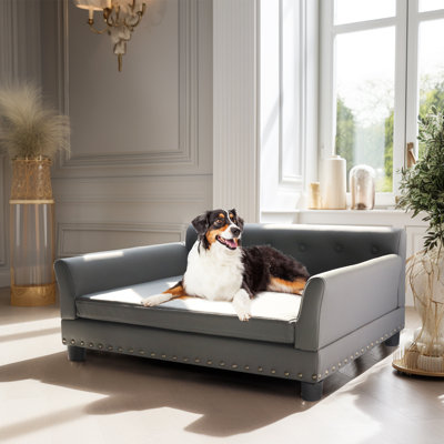 Orthopedic Leather Pet Bed
