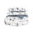 Flower Field Pattern Reversible Duvet Cover Set-1924306028