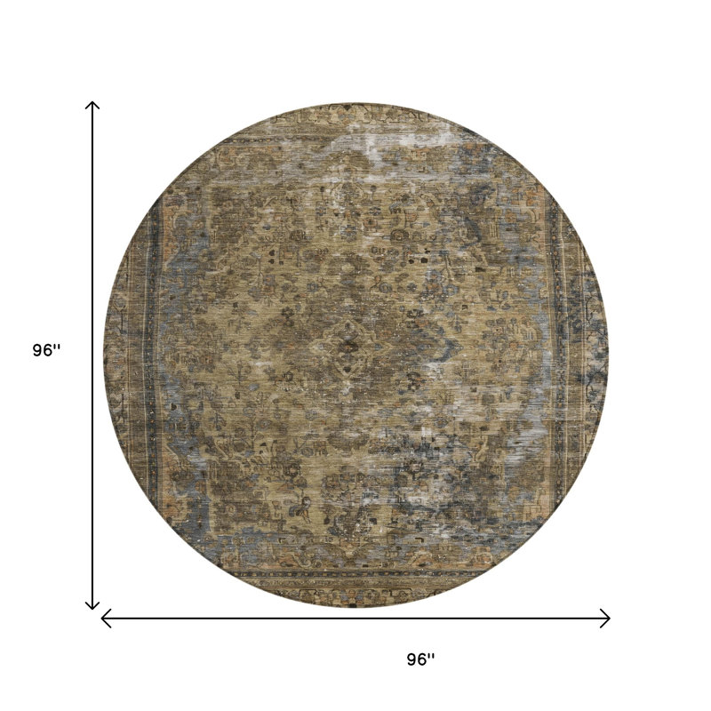 Tapis intérieur lavable 8 pi