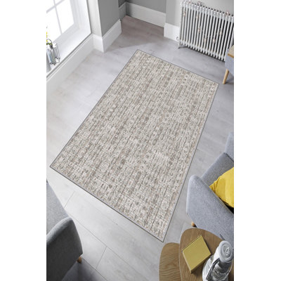 Premium Woven Carpet, 5.2 x 7.5 ft, 100% Polyester, Antibacterial, Non-Slip Underside, 0.3 in Pile Height | Machine Washable, 3D Digital Print | Perfect for Living Room, Bedroom & Office Décor