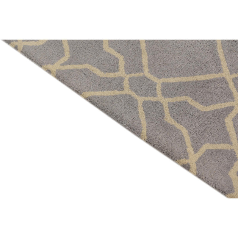 Tapis gris clair 5 x 8 Parris