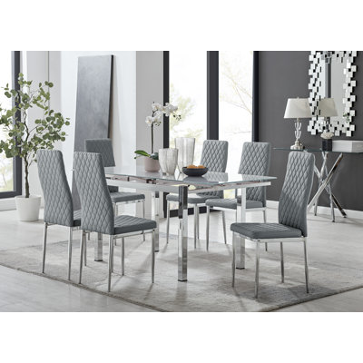 Ensemble de table de salle à manger extensible Tierra Modern