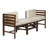 Acacia Patio Sofa with Cushions and Ottoman-977936987-1000791902