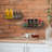 12 Jar Wall Metal Wire Spice Rack
