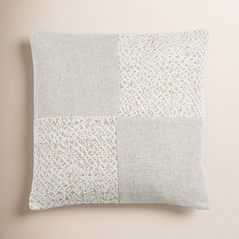 Housse et insert de coussin carré Daveney, Duvet, 20 po x 20 po