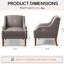  Chaise d'appoint rembourrée Halcott-648802656
