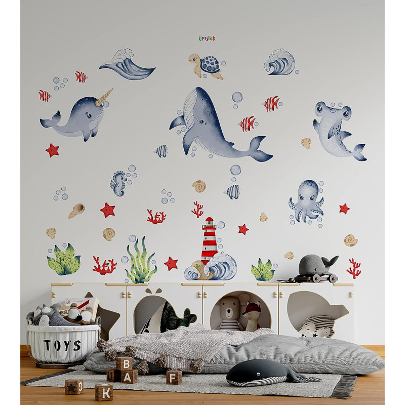 Perao Animals 50 - Piece Wall Sticker / Decal