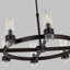 Lustre en roue de chariot à 8 lumières de style bougie Bridgwater par Chapman & Myers-88234820