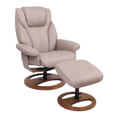 Manual Standard Recliner with Ottoman by Latitude Run