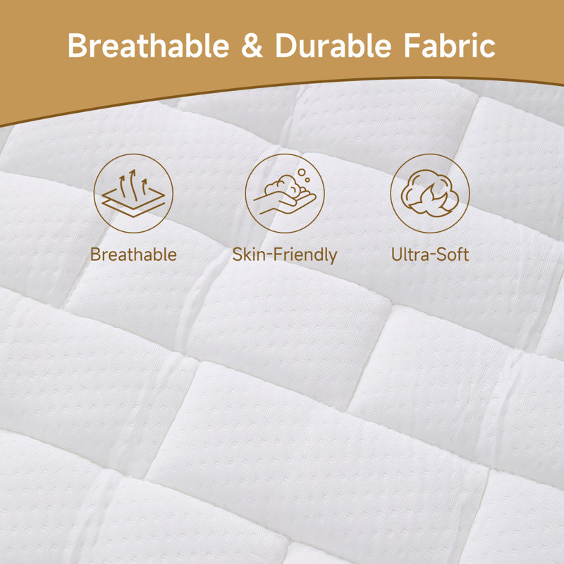 White Noise Innerspring / Coil Mattress, Double (4'6)