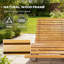 Chaise berçante en bois, chaise berçante d'extérieur