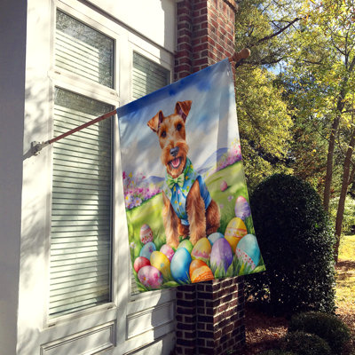 Easter Egg Hunt Double Sided 40'' H x 28'' W Polyester Easter House Flag