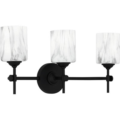 Wike Matte Black Bath Light