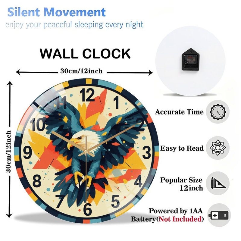 Horloge murale Eagle