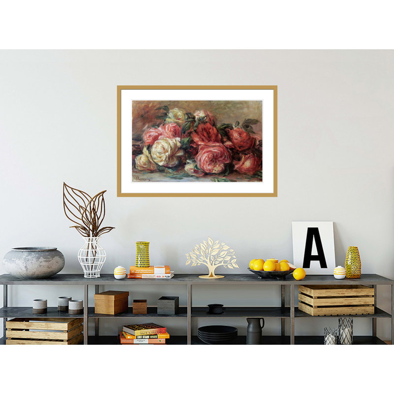 «Discarded Roses» par Pierre-Auguste Renoir, impression giclée encadrée, H 28,75 po x l 41,5 po