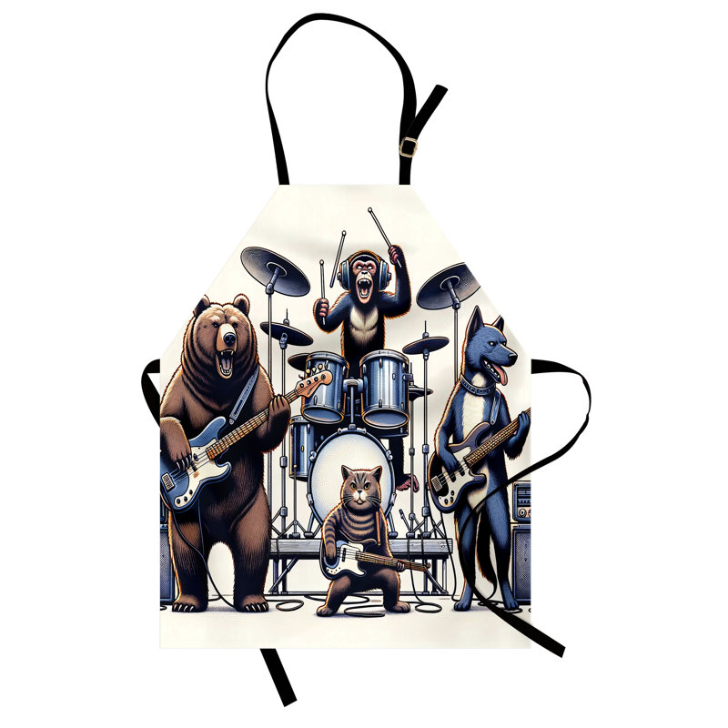 No Pattern Bib Apron