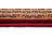 Rug Branch Faris 2' x 15' (2'3" x 15') Red/Beige Persian Medallion Indoor Runner Rug, Traditional, Low Pile, Stain-Resistant Hallway Carpet - Entryway, Mudroom, Bedroom, and Kitchen-335271333