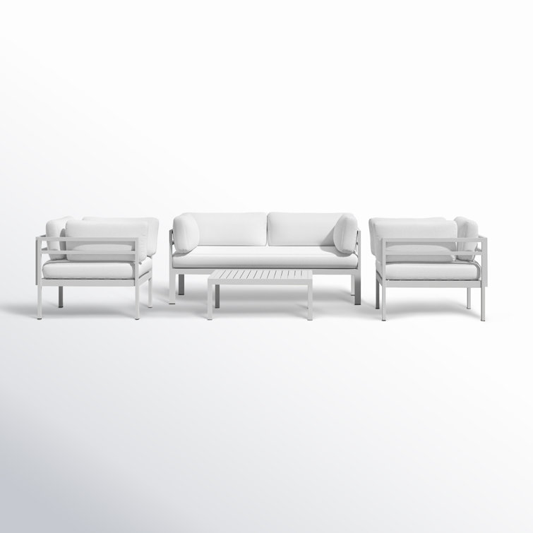 Ramsey 4 - Person Patio Conversation Sets with Cushions