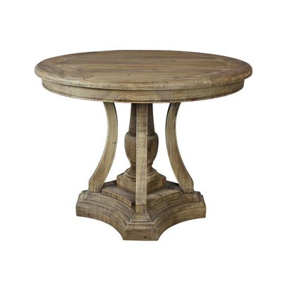 Crombie Pine Round Solid Wood Dining Table
