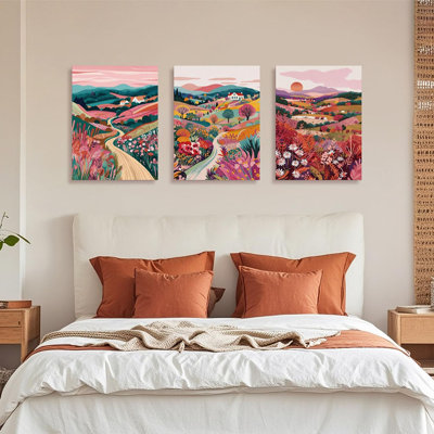 3 Piece Wrapped Canvas Print