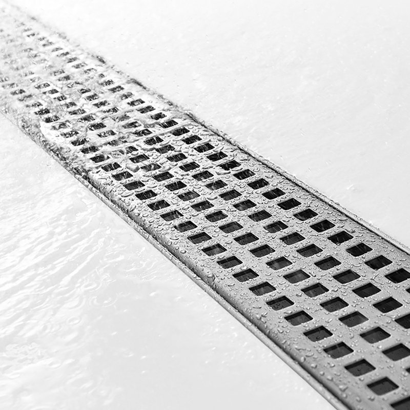 Brisbane River  24 Inch Long Stainless Steel  Linear Floor Shower Drain