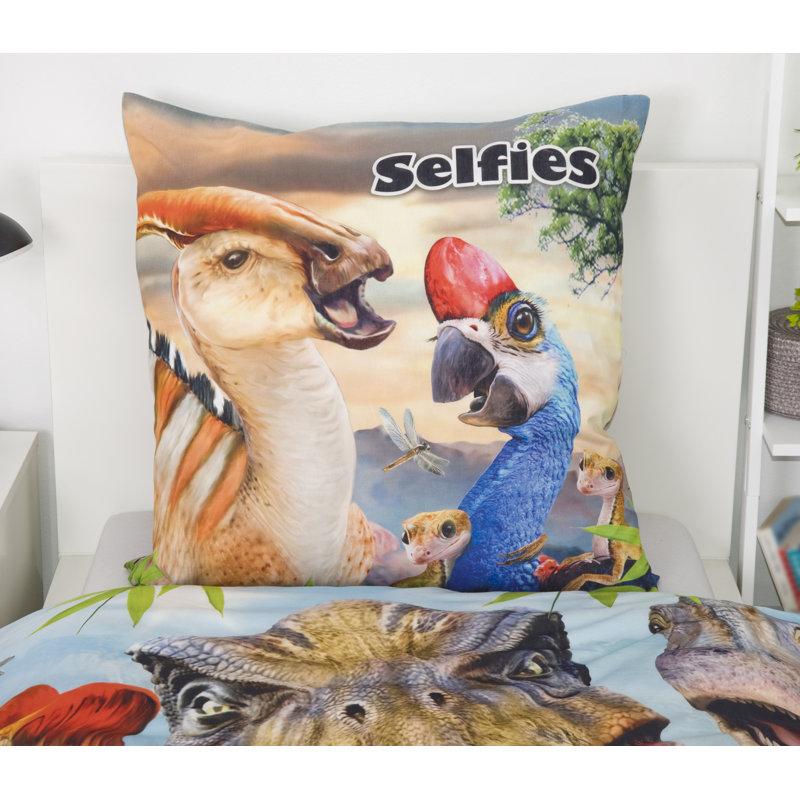 Selfies Dinosaur Duvet Cover Set