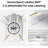 Self-Draining Dish Drying Rack, White - Wide Dish Drainer with Swivel Spout, Durable, Rustproof, Ideal for 4-5 Person Households
