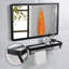 Rectangle Mirror with Shelves