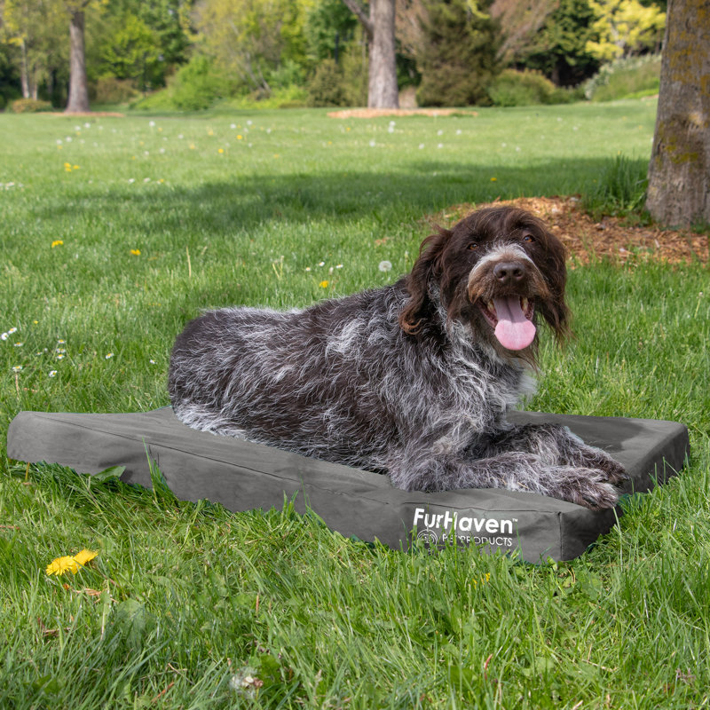 Forest Green Medium Orthopedic Waterproof Outdoor Pet Bed