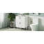Meuble-lavabo blanc de 30 po avec lavabo en céramique, système de tiroir à fermeture en douceur, aspect cannelé et rangement optimal-1767308136