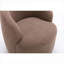 Pour les sièges d'appoint de salon pour petits espaces, fauteuil d'appoint pivotant 1 siège revêtu de tissu doux Teddy-1000696262