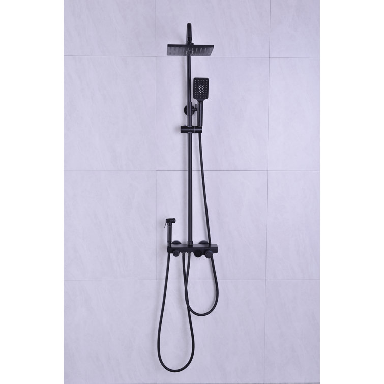 Thermostatic Complete Shower System with Rough in-Valve