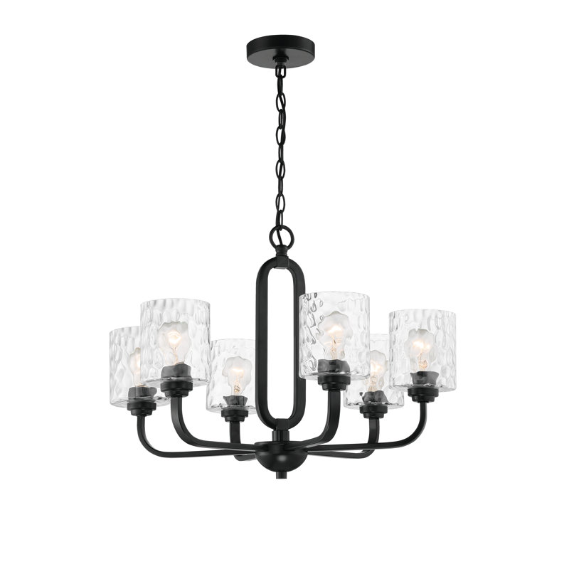 Mafaz 6 - Light Classic / Traditional Chandelier, Black