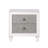 Two-Tone Finish Nightstand With 2 Drawers-781753760