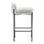 Tabouret de comptoir rembourré avec repose-pieds Sykesville