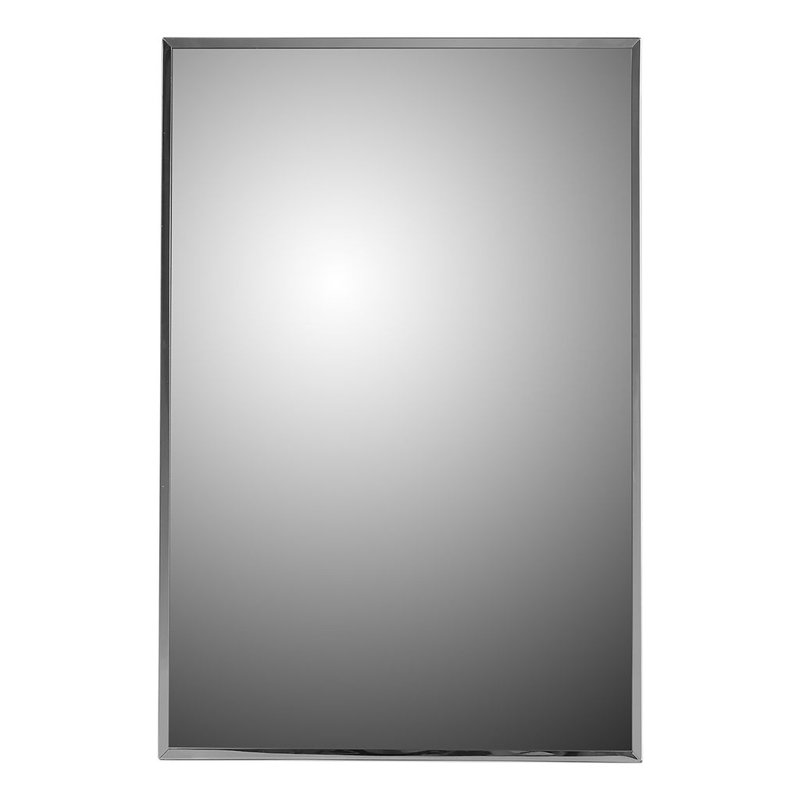 Scottville Residential Medicine Cabinet, Surface Mounted, Stainless Steel Framed, 36" H x 24" W x 4.25" D