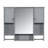 Bathroom Wall Cabinet With Mirror-717464914