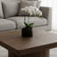 Table basse de salon 34,6 pouces avec conception lambrissée et base cylindrique-1829605743