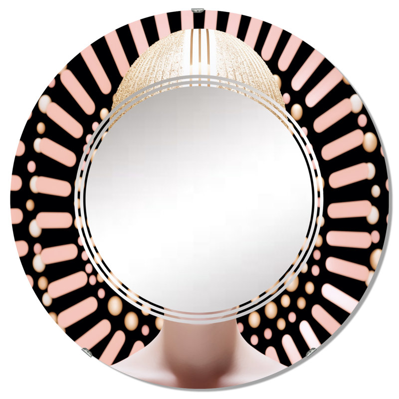 Miroir mural rond Ostende, 32 po x 32 po