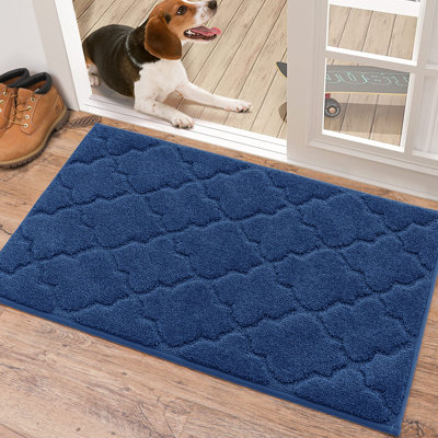 Non-Slip Geometric Doormat