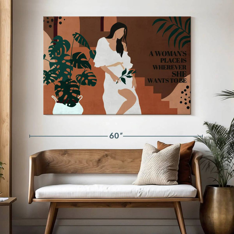 Une place de femme II, H 34 po x l 51 po