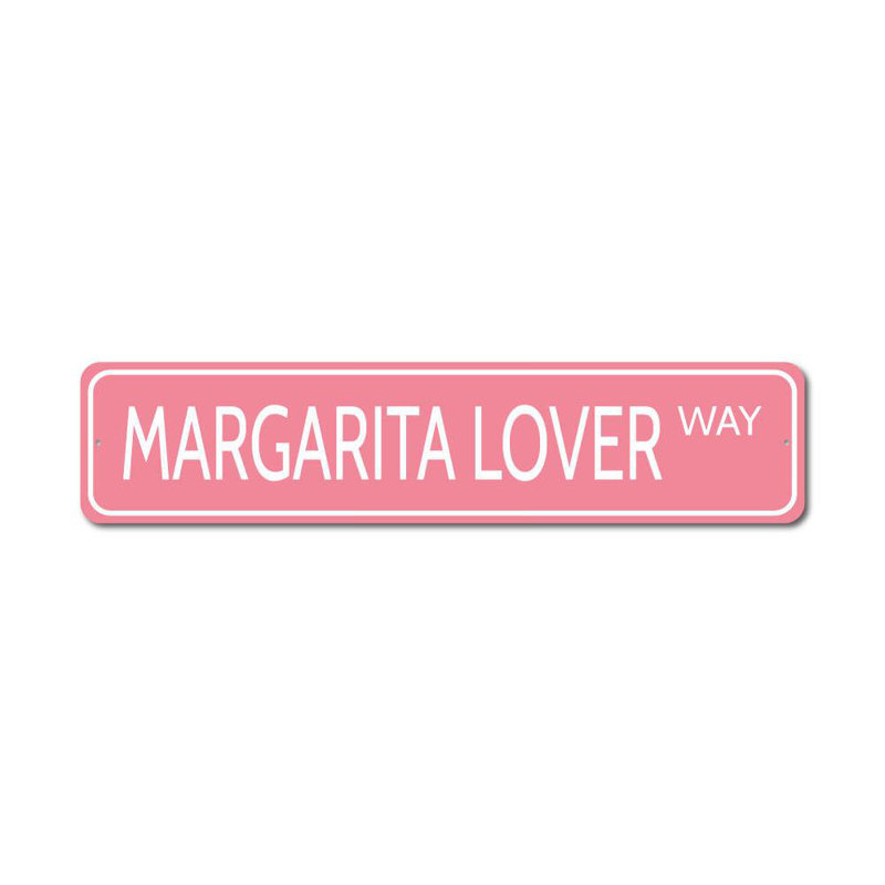 Plaque en aluminium Margarita Lover, H 6 po x l 24 po x P 0,06 po