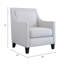 Fauteuil en polyester Hallie-1672609290
